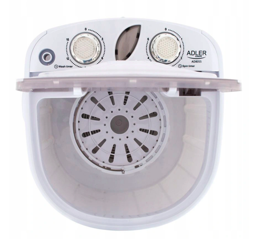 Стиральная машина Adler AD 8055 переносная с центрефугой 3 кг 150 Вт (534722) - фото 6
