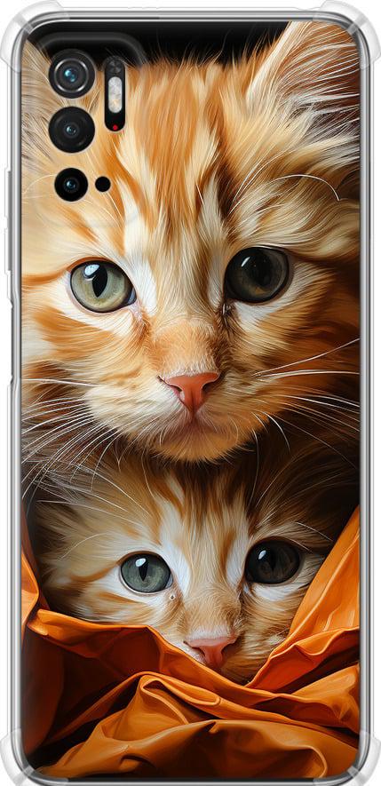 Чехол на Xiaomi Redmi Note 10 5G Котики 2 (5664sp-2556-42517)