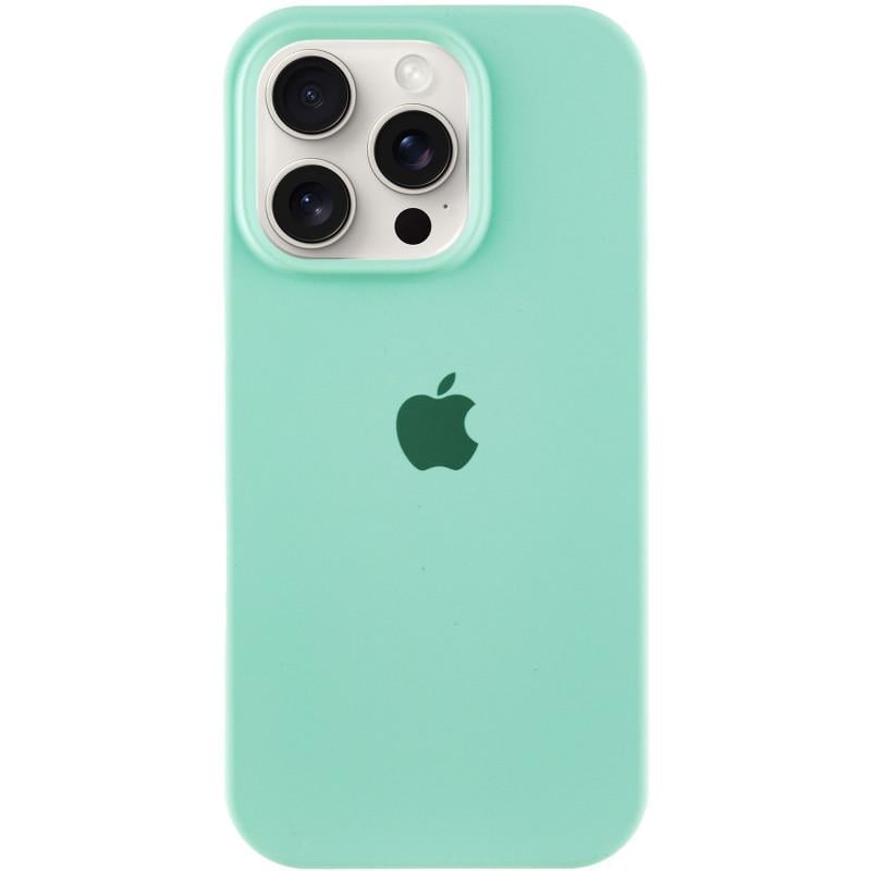 Противоударный Чехол Silicone Case Full Protective (AA) для Apple iPhone 16 Pro Max (6.9") Бирюзовый/Turquoise