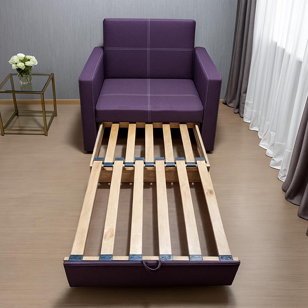 Диван-кресло мягкий раскладной Tobi Sho Максиан рогожка Bahama 1140х850х830 мм 47/Фиолетовый - фото 4 Диван-кресло мягкий раскладной Tobi Sho Максиан рогожка Bahama 1140х850х830 мм 47/Фиолетовый - фото 4