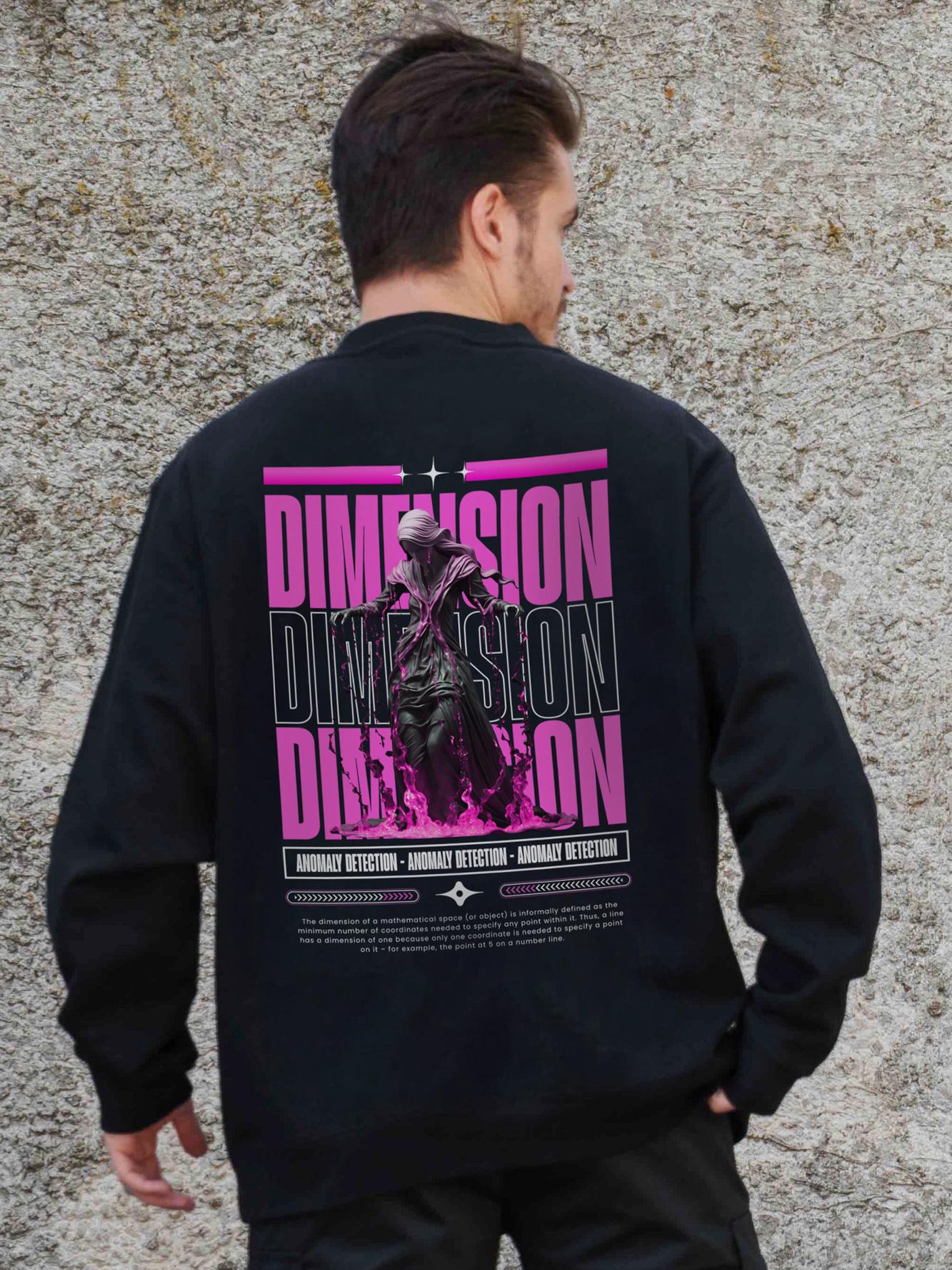Свитшот оверсайз с принтом Without Dimension 2XL/3XL Black (2XL/3XL8055594)
