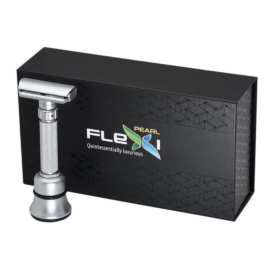 ᐉ Станок для бритья Тобразный Pearl Flexi Adjustable Safety Razor V8 • Купить в Киеве, Украине