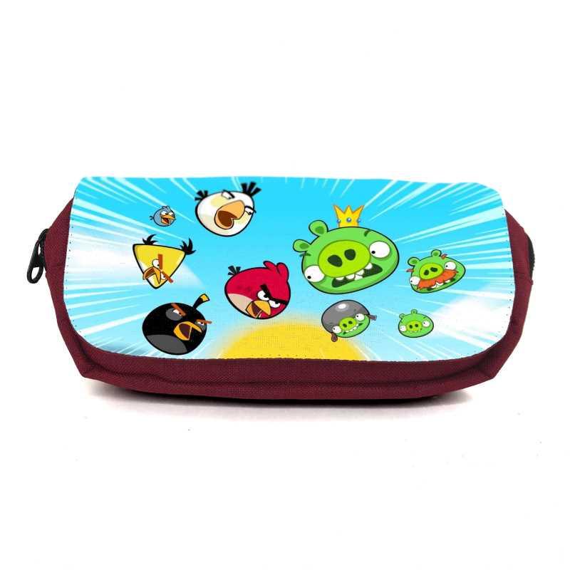 Пенал школьный Angry Birds ANG-0017 Бордовый (1750824811)
