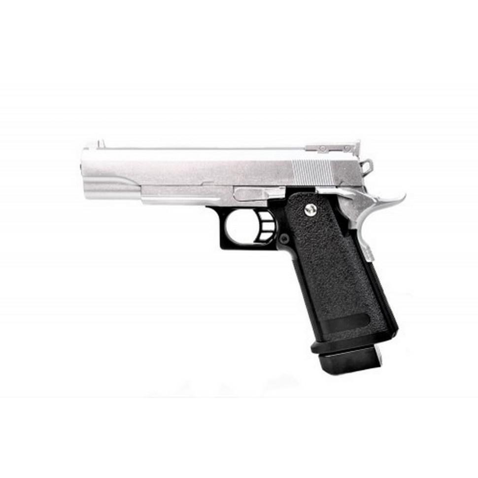 Детский пистолет на шариках Colt M1911 Galaxy G6S металл Серебристый (41458)