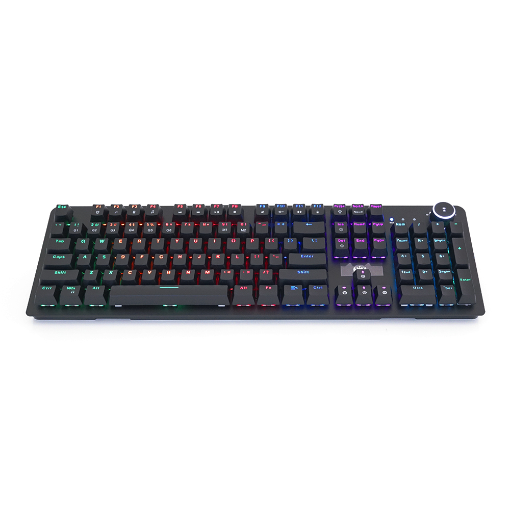 Клавиатура USB Fantech MK853V2 с LED подсветкой и подставкой для запястья 104 кнопки Черный (25602546)