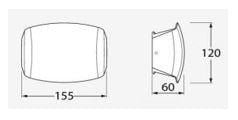 Світильник вуличний настінний Fumagalli ABRAM 150 R7s Чорний - фото 2