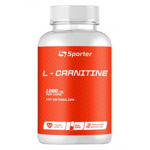 Карнітін L Sporter L- Carnitine 1000 mg 60 капсул