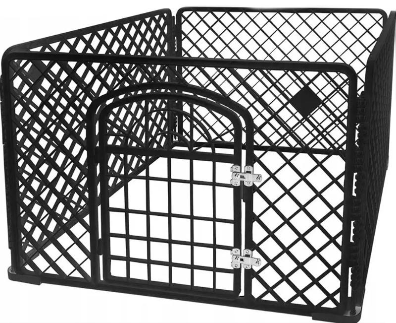 Клітка загін для собак Malatec з ABS пластику 90x90x60 см Чорний - фото 2 Клітка загін для собак Malatec з ABS пластику 90x90x60 см Чорний - фото 2