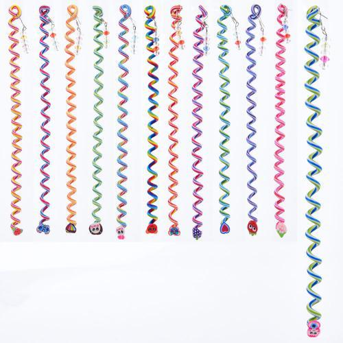 Аксессуар для волос канекалон/спираль 12 шт. 22 см (X14843)