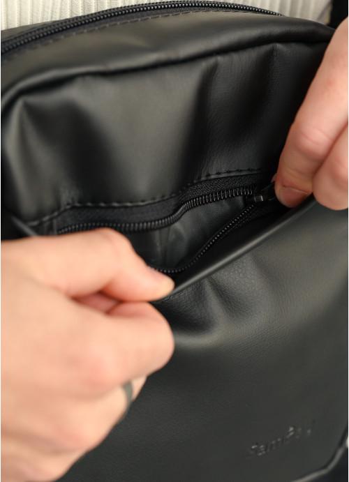 Мужская сумка-мессенджер Sambag через плечо из экокожи Черный (914019723) - фото 10