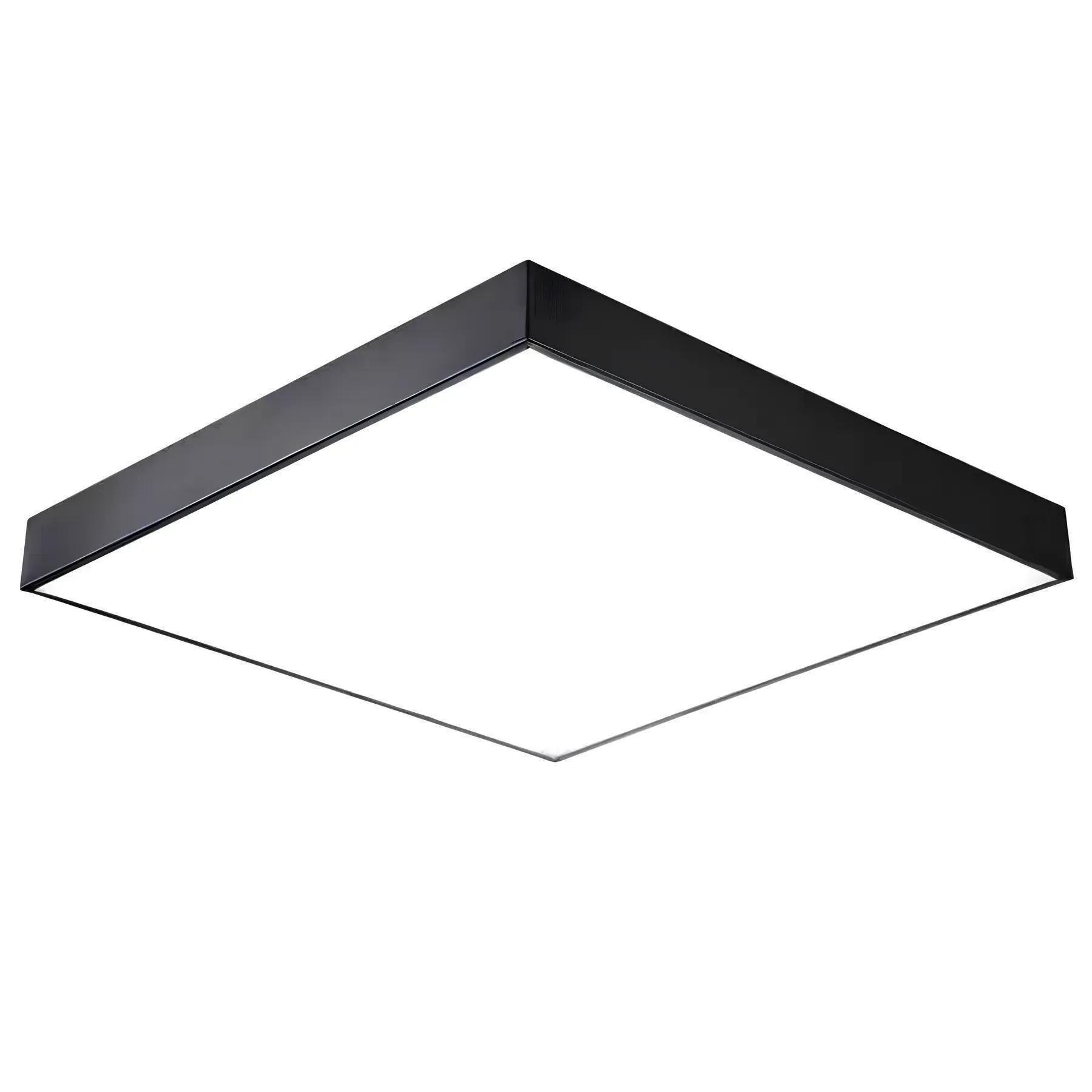 Потолочная LED-люстра Sirius квадрат 3000/6500К IP20 GLD-23415 BK 40W Черный (28687841)