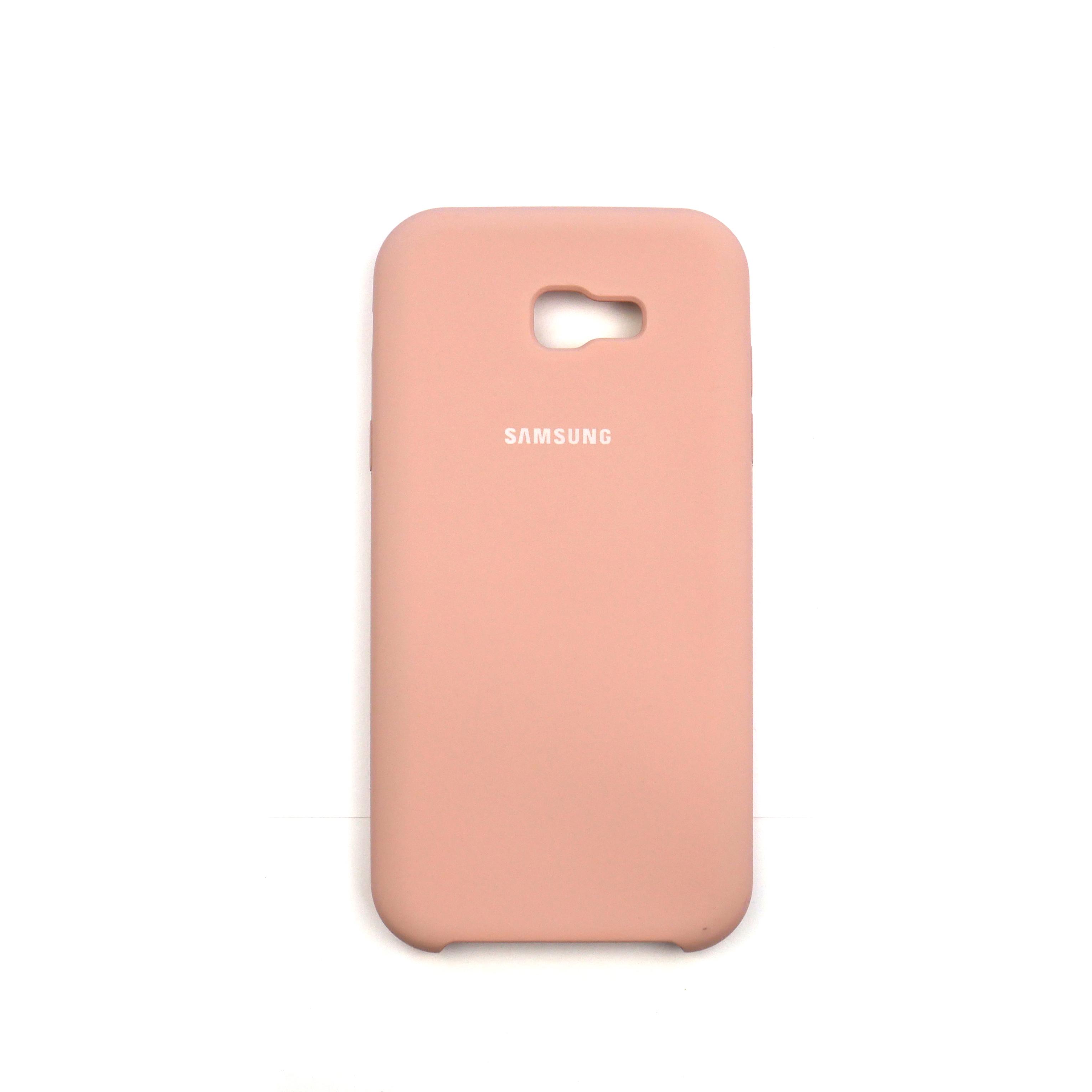 Чехол Jelly Silicone Case Samsung A7 2017 (A720) Pink Sand (19)