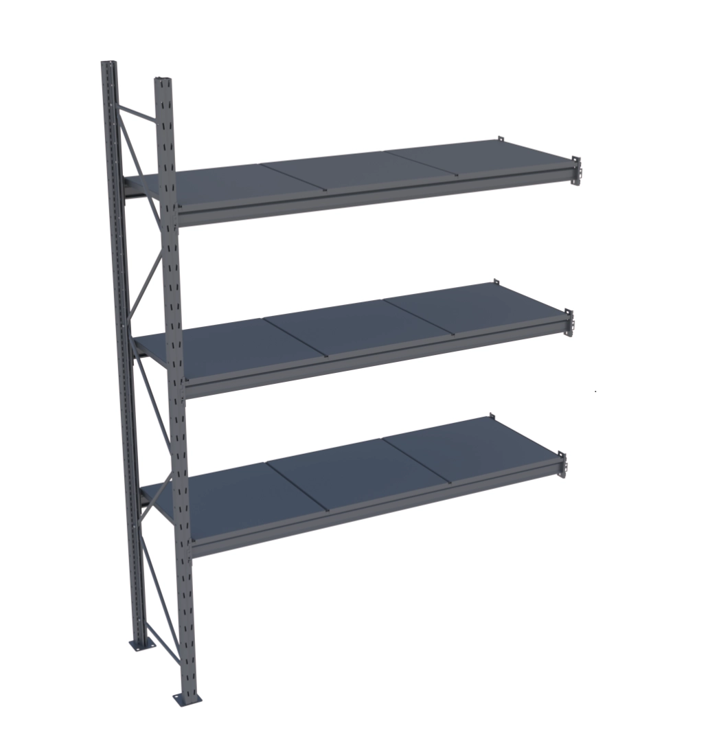 Стелаж Modern-Expo Mini Rack з металевими полицями приставна секція 3 рівні 2584х1850х615 мм (3-3-39)