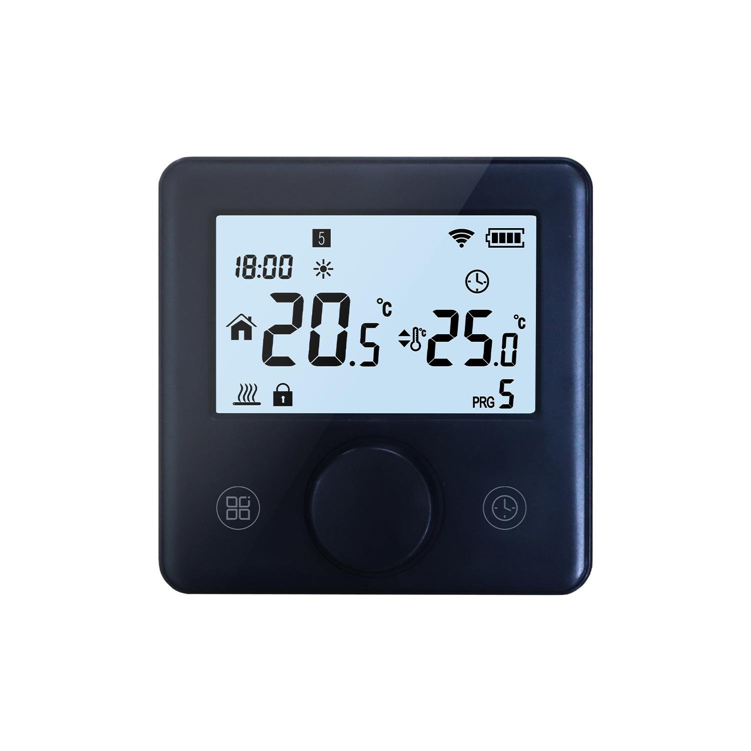 Термостат безпровідний кімнатний Tervix Pro Line WiFi для газового/електричного котла Чорний (118330) Термостат безпровідний кімнатний Tervix Pro Line WiFi для газового/електричного котла Чорний (118330)