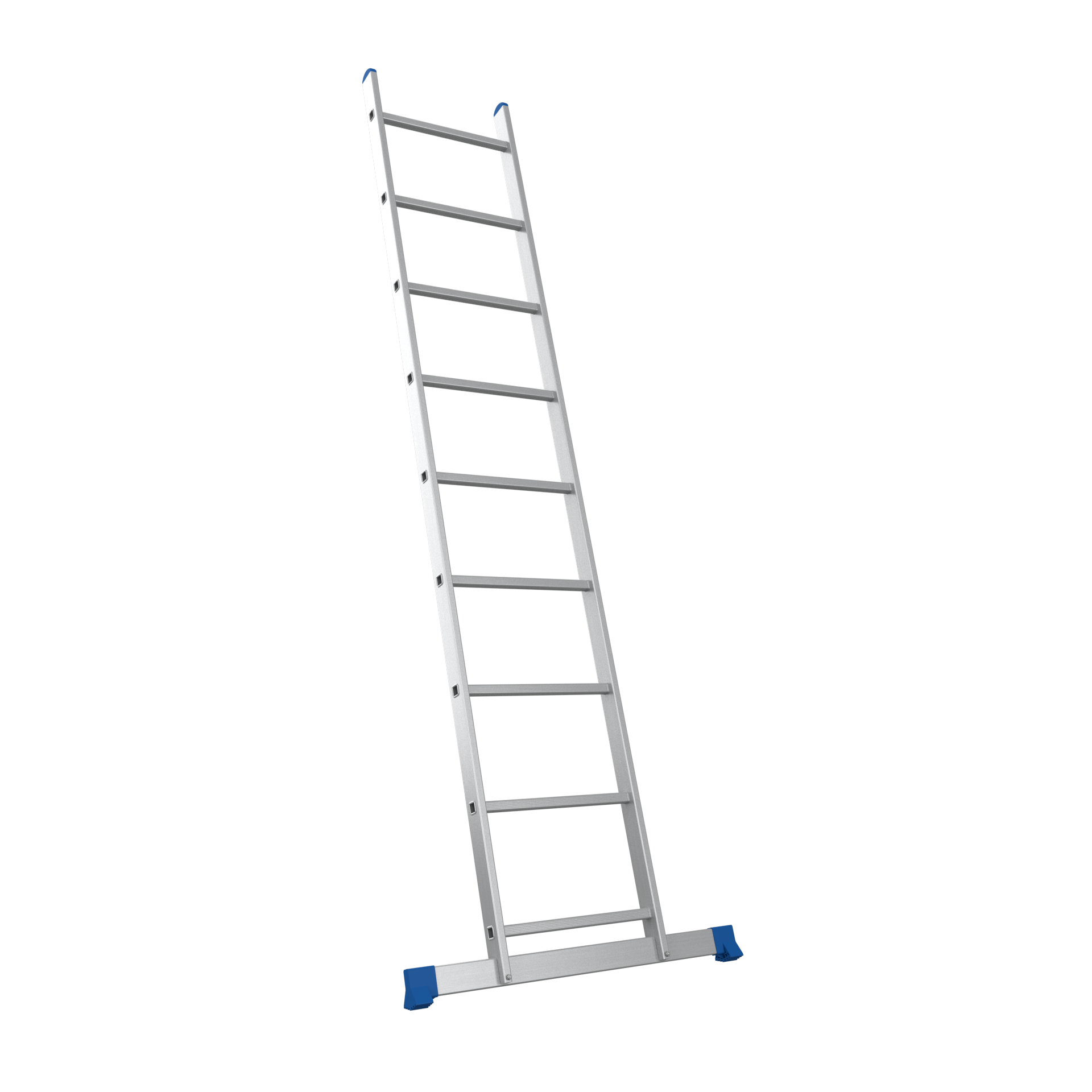 Лестница Меткас 1H602009 алюминиевая приставная односекционная 1х9 2,51 м (1899229791) - фото 1 Лестница Меткас 1H602009 алюминиевая приставная односекционная 1х9 2,51 м (1899229791) - фото 1