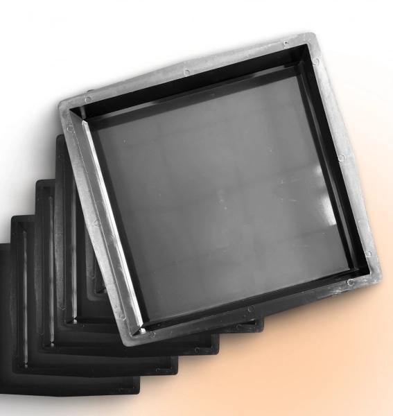 Форми для тротуарної плитки Верес-2007 Квадрат гладкий 400x400 мм 100 шт. (10205100-3583)