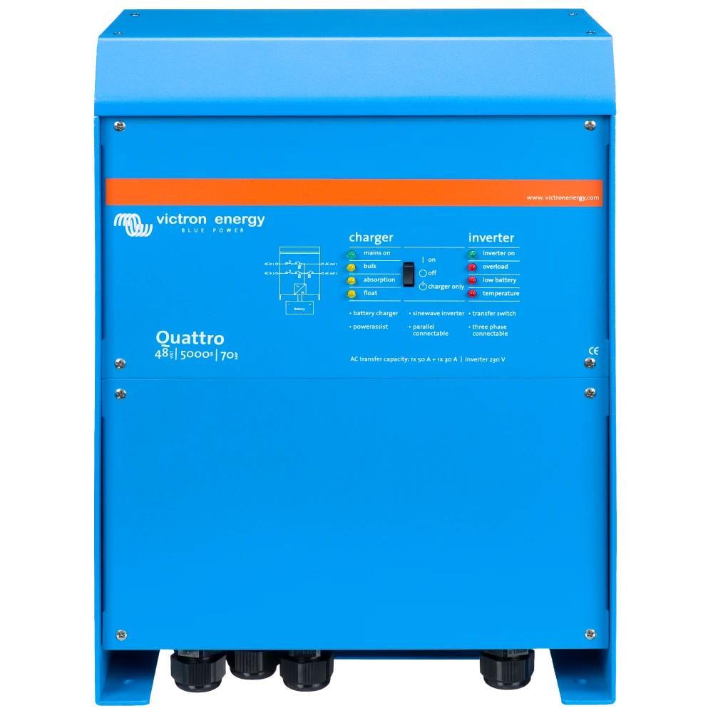 Инвертор комбинированный однофазный Victron Energy Quattro 48/5000/70-100/100 и зарядное устройство (29924260)