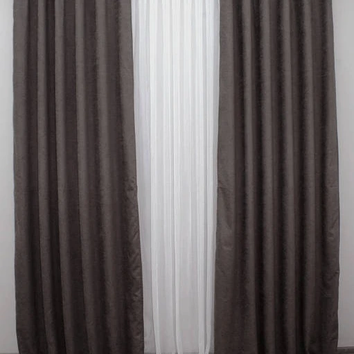 Комплект штор SPARTA микровелюр 1,5х2,7 м 2 шт. Какао (968ш) - фото 7 Комплект штор SPARTA микровелюр 1,5х2,7 м 2 шт. Какао (968ш) - фото 7