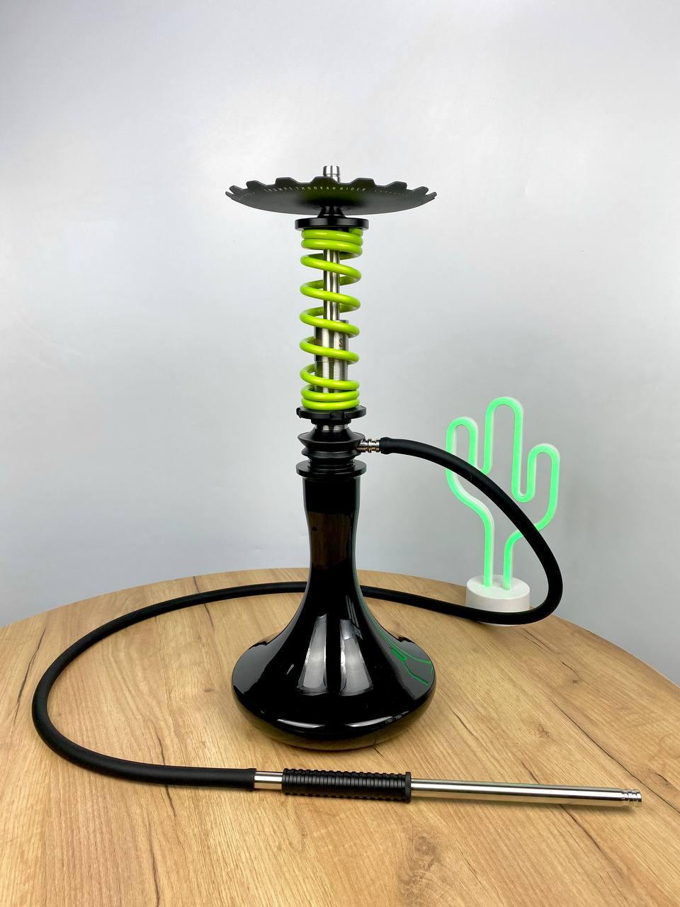 Кальян Trumpet Rider Green S black