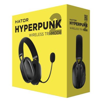 Наушники Hator Hyperpunk 2 Wireless Tri-mode Black (HTA-855) - фото 6