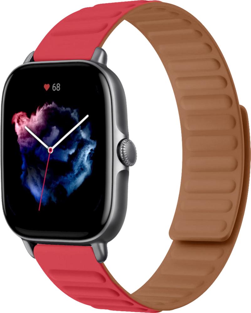 Ремешок Magneter для Amazfit GTS 3 Red (26629-2D)