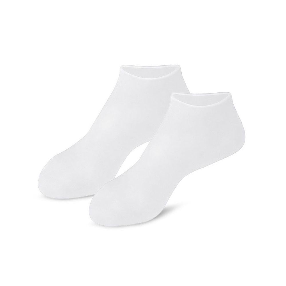 Носки для увлажнения стоп силиконовые от трещин и мозолей One size Белый (NR0326_1) Носки для увлажнения стоп силиконовые от трещин и мозолей One size Белый (NR0326_1)