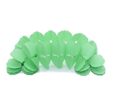 Гірлянда гармошка паперова 3 м 16x11 см Салатовий (82013/14)