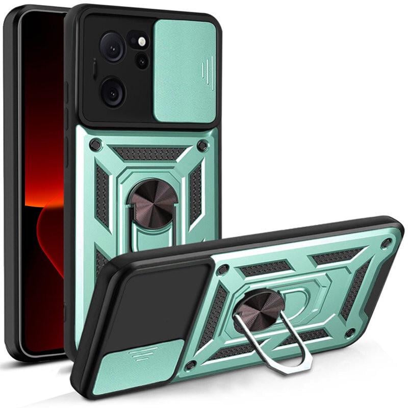 Протиударний ударостійкий чохол Camshield Serge Ring для Xiaomi 13T / 13T Pro Зелений