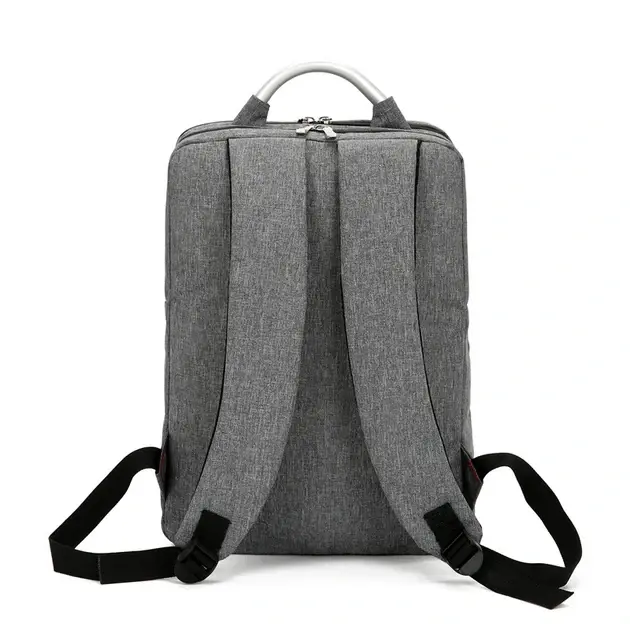 Рюкзак для ноутбука з USB-портом для заряджання Світло-сірий (29823233) - фото 6 Рюкзак для ноутбука з USB-портом для заряджання Світло-сірий (29823233) - фото 6