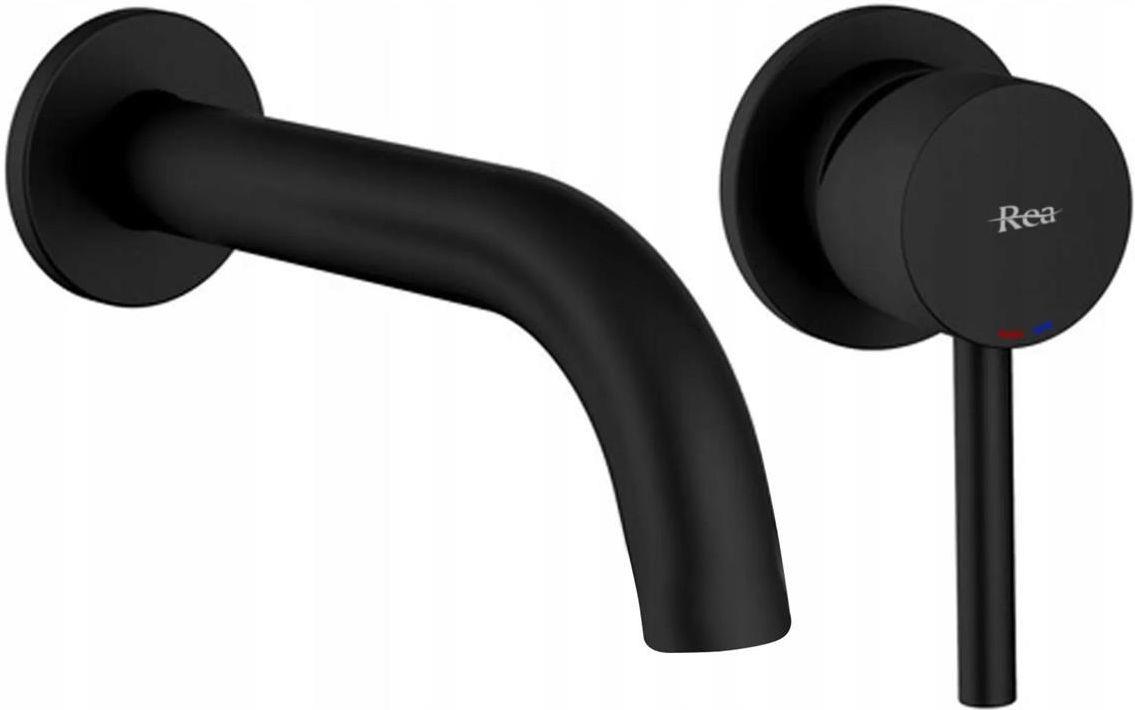 Змішувач для умивальника Rea Lungo Black mat (BAT-B0969)