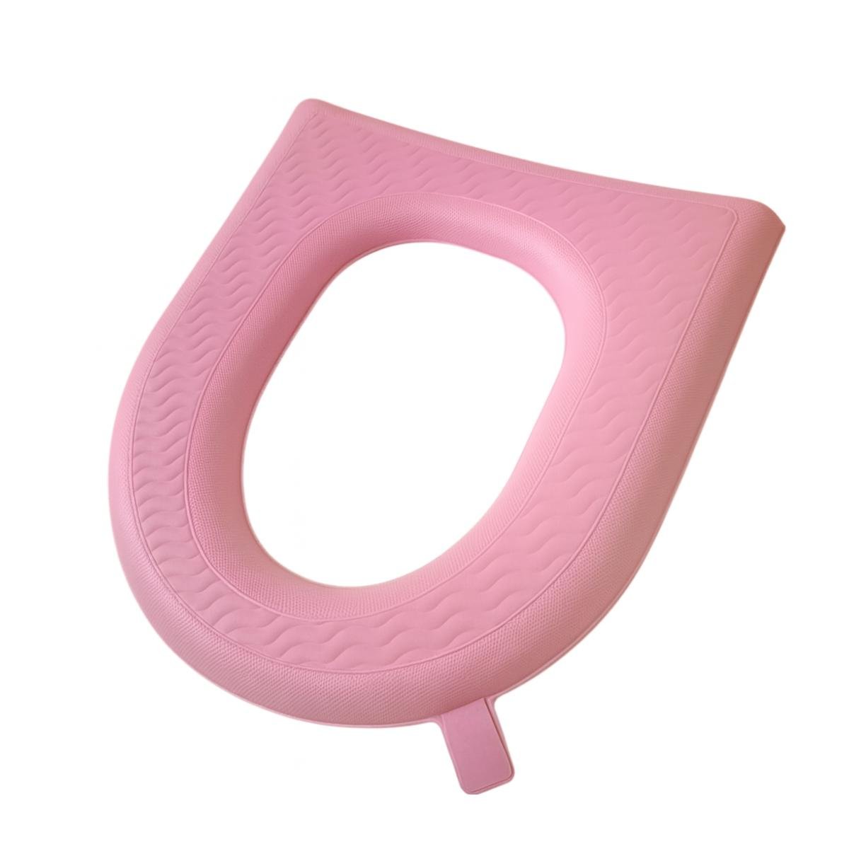 Накладка на унитаз PampySeat влагонепроницаемая с держателем Розовый (2097)