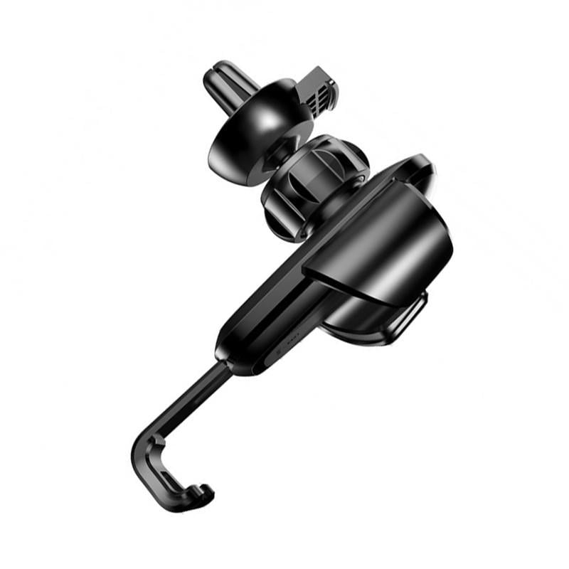 Автодержатель Baseus Gravity Car Mount Black для смартфона вращение на 360 градусов мин 63 мм maх 88 мм - фото 4