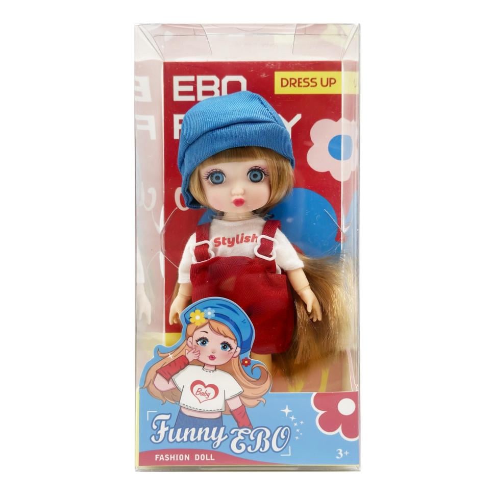 Лялька шарнірна для дівчаток Funny EBO DH2368B 15 см Blue (2990430914)