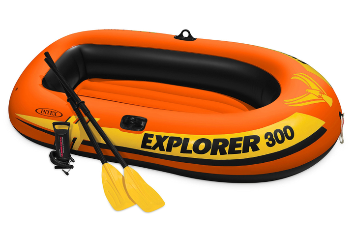 Човен надувний двомісний Intex Explorer 300 Set з веслами/насосом 211х117 см (58332) - фото 2 Човен надувний двомісний Intex Explorer 300 Set з веслами/насосом 211х117 см (58332) - фото 2