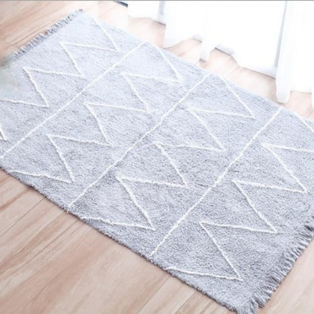 Коврик напольный для детской/спальни/зала 100х150 см Голубой (L0272)