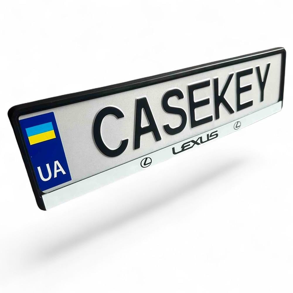 Авторамка з лакованим друком Lexus (lxramka2)
