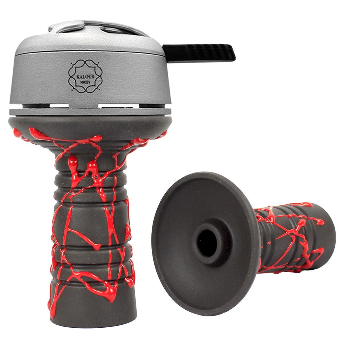 Чаша для кальяну Gusto Bowls Alien Black Glaze Червоний Чаша для кальяну Gusto Bowls Alien Black Glaze Червоний