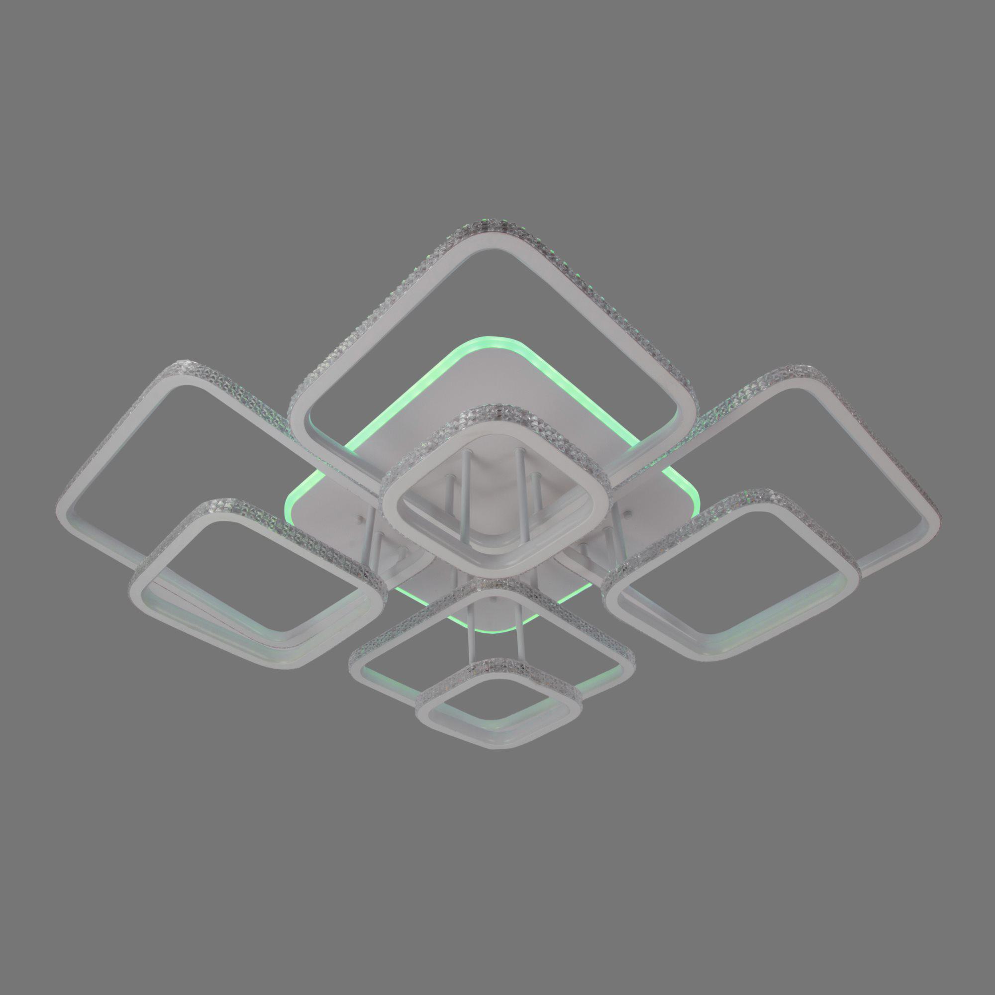 Люстра светодиодная DK5868B/8 WH RGB 552W+14W на 8 плафонов (000035873) - фото 5 Люстра светодиодная DK5868B/8 WH RGB 552W+14W на 8 плафонов (000035873) - фото 5