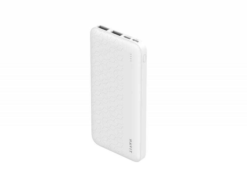 Повербанк Havit HV-PB63 10000 mAh Белый (27521) - фото 2