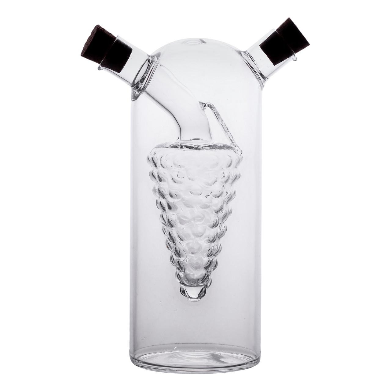 Бутылка для масла и уксуса HP-34-14 стеклянная 2в1 380 мл (7290) - фото 2