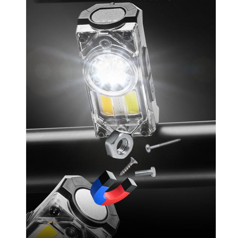 Фонарь налобный YY-19B-3SMD+2COB white/yellow/red Li-Ion/USB-C/Motion sensor/Power indicator/магнит/клипса Black - фото 7 Фонарь налобный YY-19B-3SMD+2COB white/yellow/red Li-Ion/USB-C/Motion sensor/Power indicator/магнит/клипса Black - фото 7