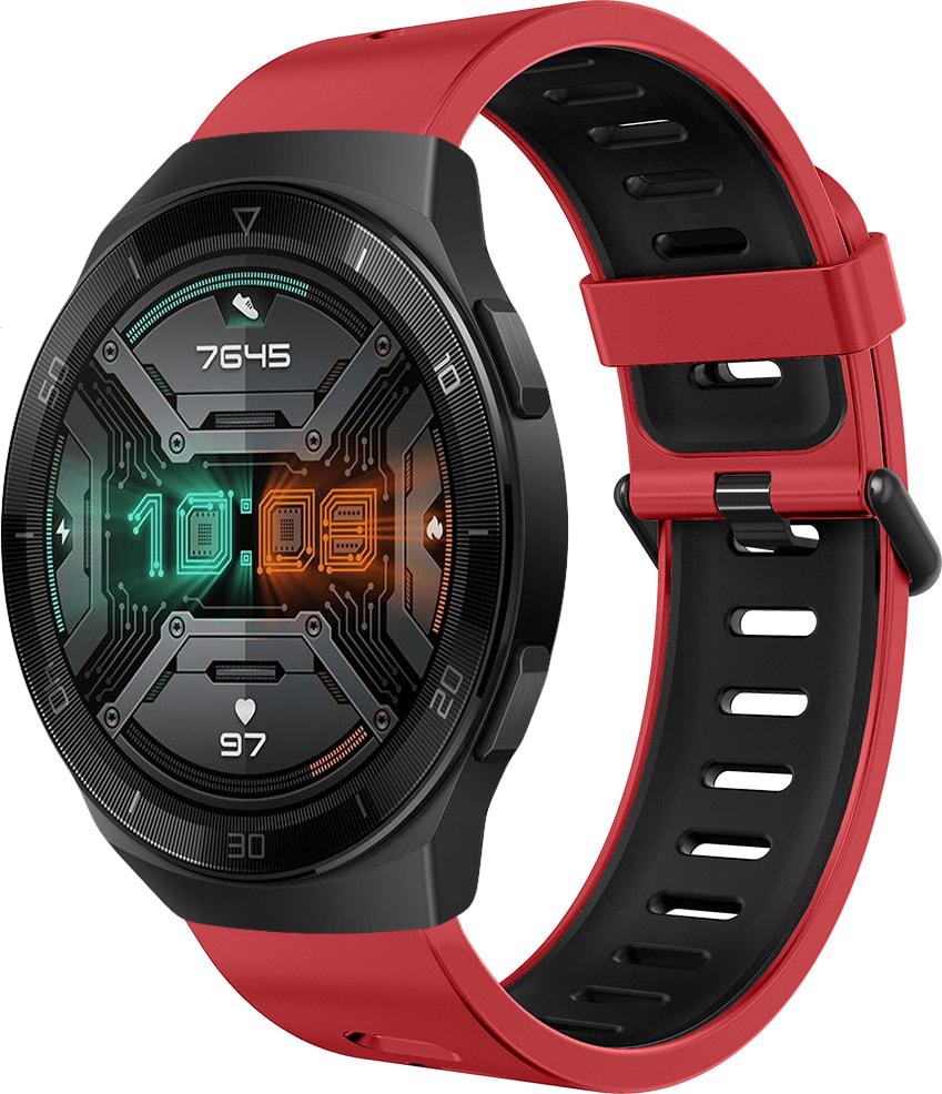 Ремешок Traf для Huawei Watch GT2e 46 мм Red-Black (32527)