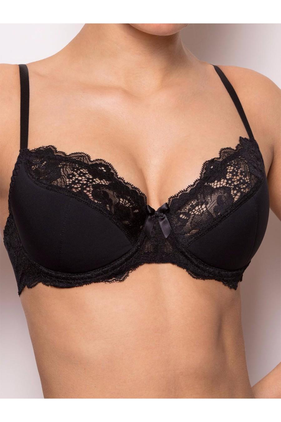 Бюстгальтер с уплотненной чашкой Orhideja 75F Черный (67748) Бюстгальтер с уплотненной чашкой Orhideja 75F Черный (67748)