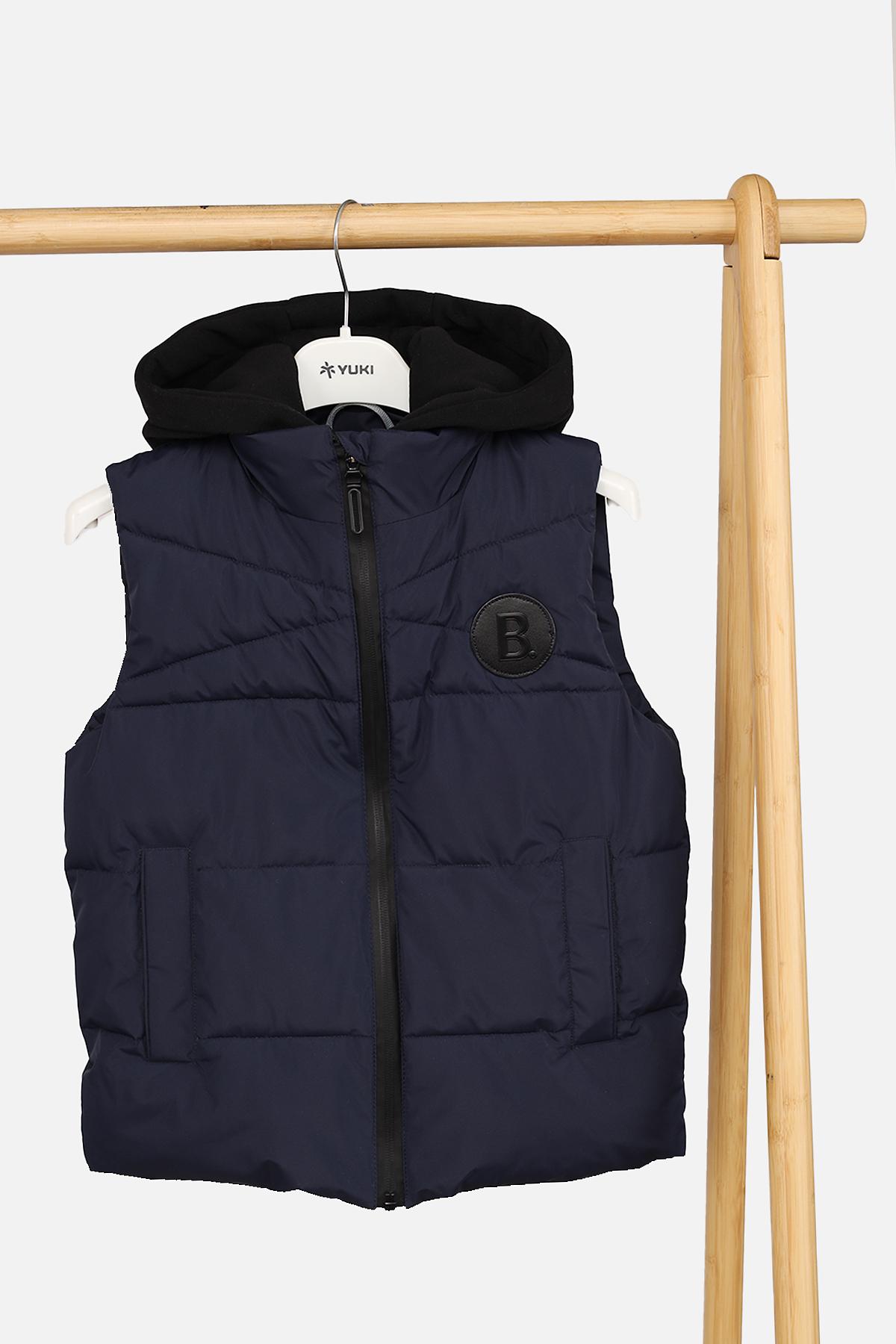 Жилет для хлопчика утеплений ЦБ-00269482 128 см Синій (28414824)