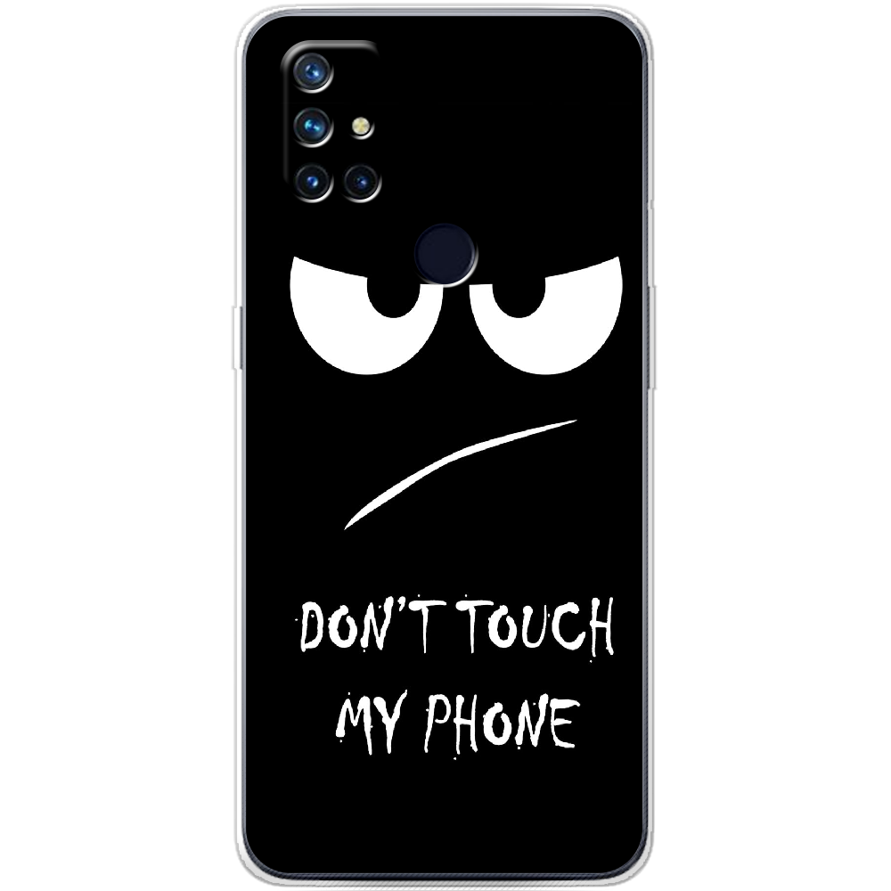 Чехол BoxFace OnePlus Nord N10 Don't Touch my Phone Прозрачный силикон (43633-up535-43633)