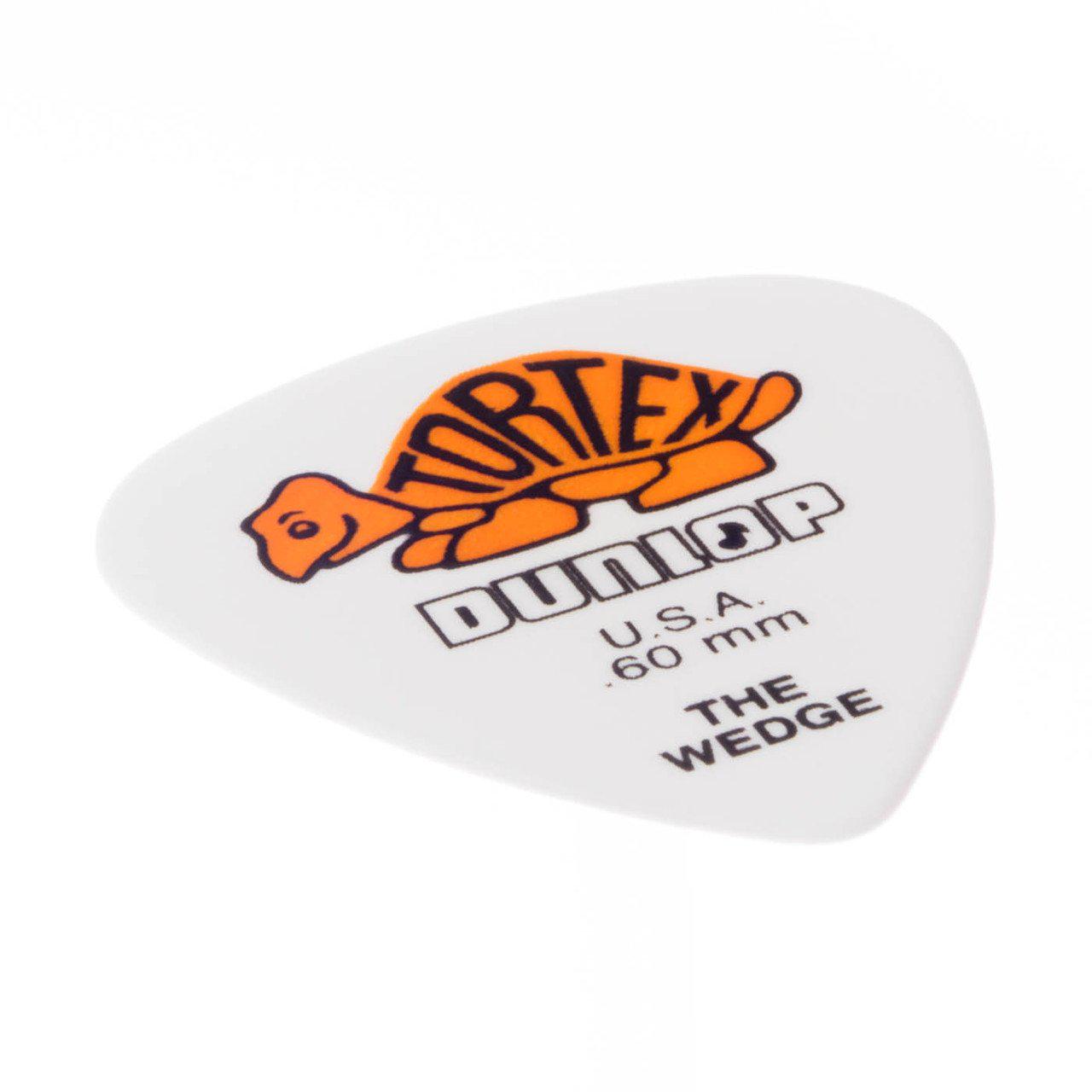 Медиатор Dunlop 424P.60 Tortex Wedge 0,60 мм 12 шт. (116390) - фото 2