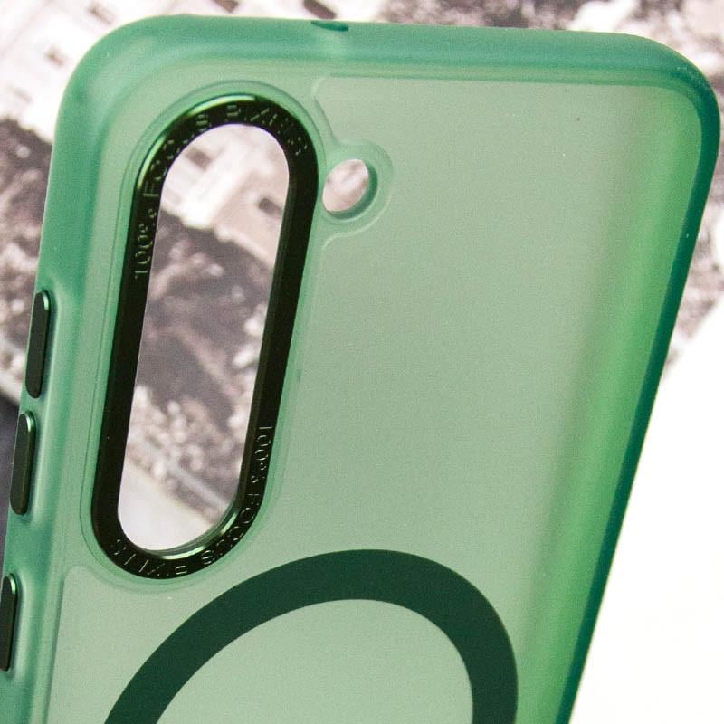 Протиударний чохол TPU+PC Lyon Frosted для Samsung Galaxy S23 FE Green - фото 6