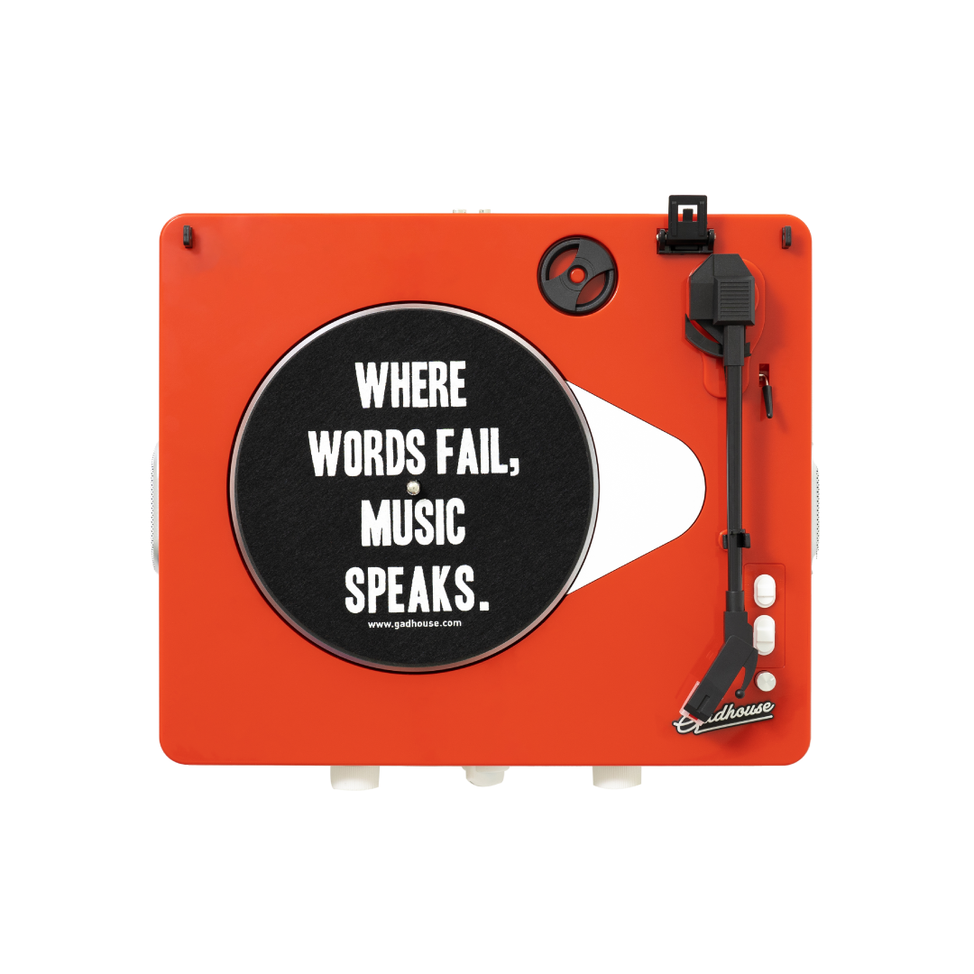 Програвач вініловий Gadhouse Brad Retro MK ll Tangerine (26210809) - фото 2