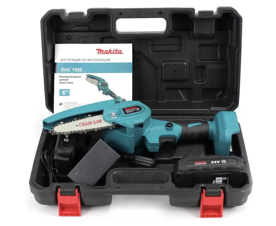 Пила акумуляторна Makita DUC150Z 24 В 5 А г 10 см АКБ (Э01-031-Skla) - фото 2