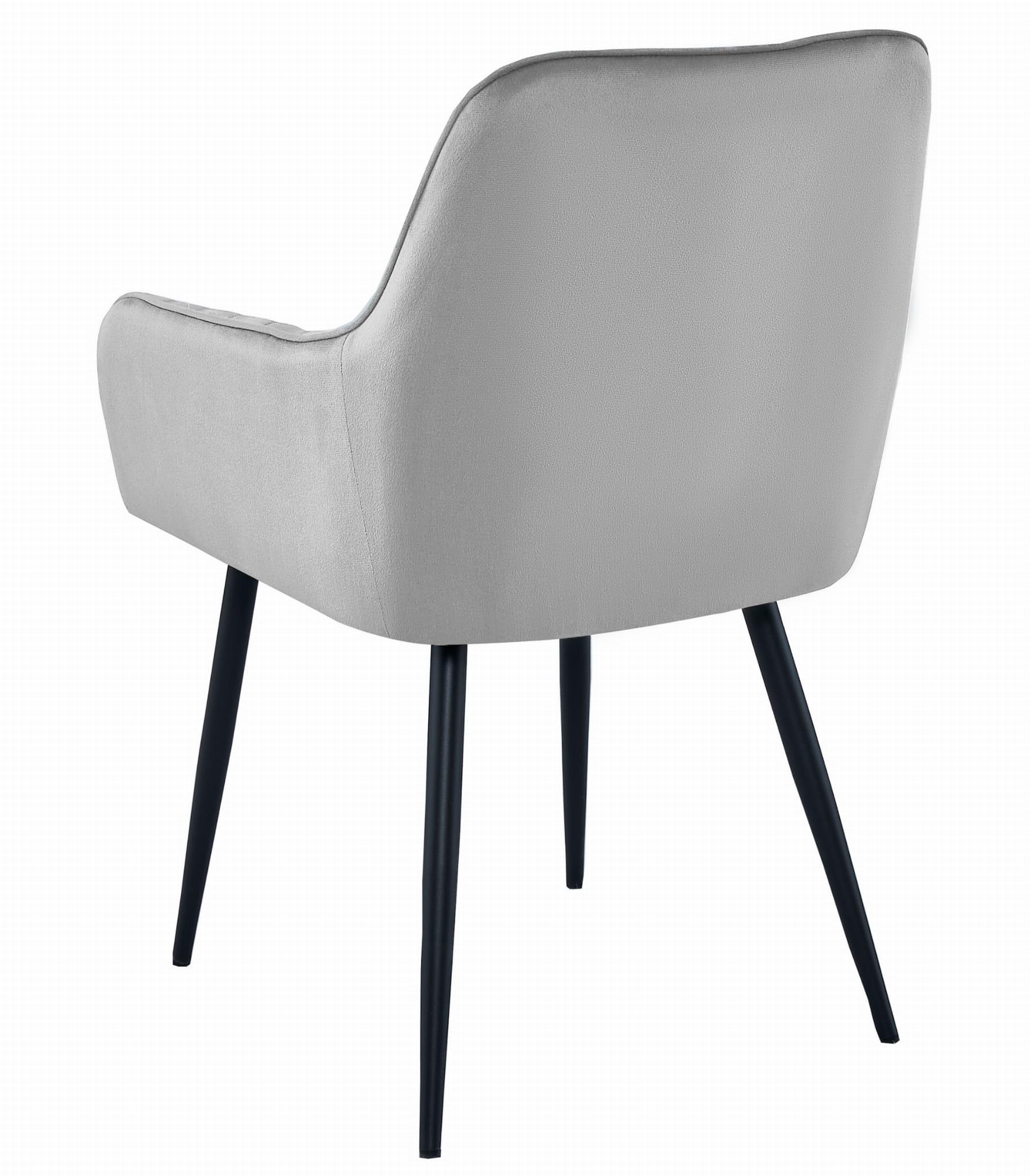 Комплект стульев Homart 2 шт. DC-111 велюр Серый (9884) - фото 5 Комплект стульев Homart 2 шт. DC-111 велюр Серый (9884) - фото 5